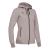 Lyre Full Zip Hooded Jacket W GRY XL Hettejakke i bomullsmiks til dame 