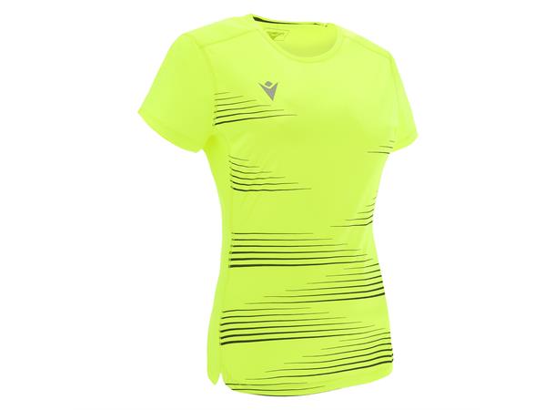 Irma Shirt Dame NYEL/BLK M Teknisk løpe t-skjorte til dame 