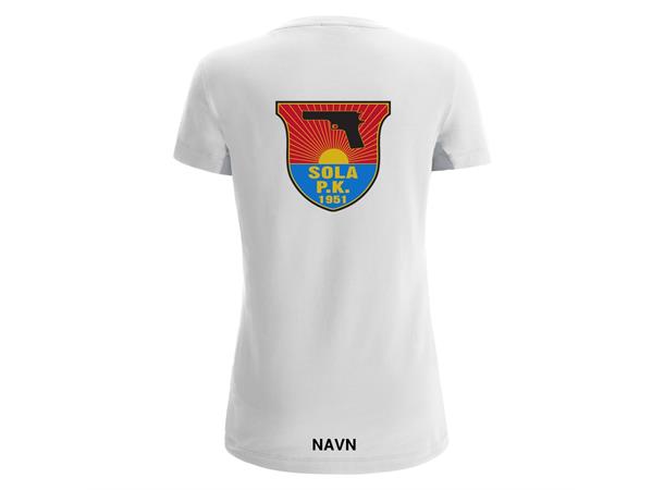 Sola Pistolklubb Lute Dame T-skjorte Hvit 